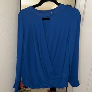 EUC Ro&De button collar wrap shirt